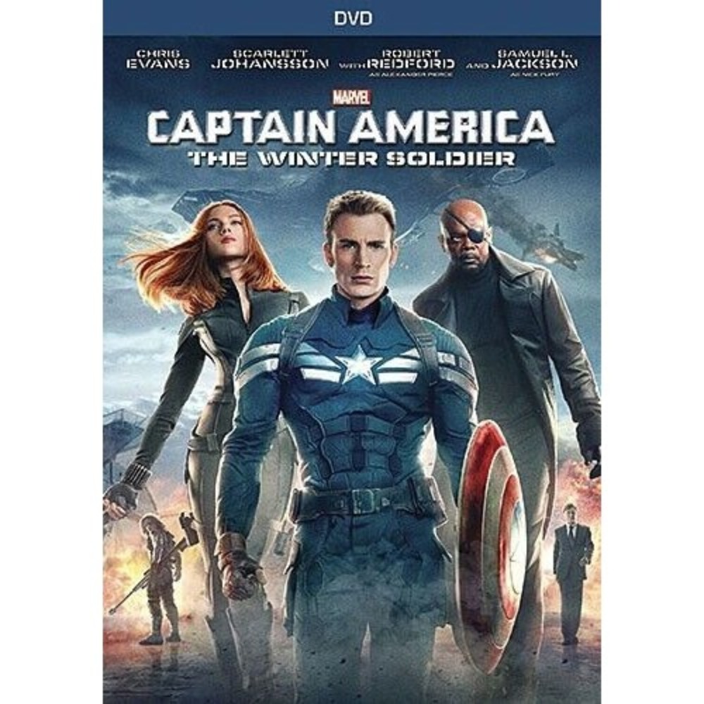 Captain America The Winter Soldier DVD Chris‎ Evans Scarlett Johansson